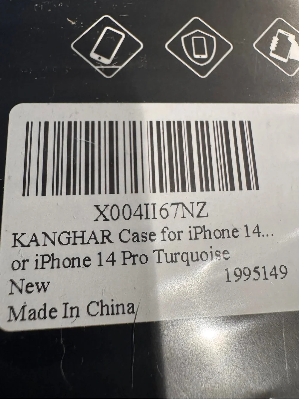 Light Blue Phone Case iPhone 14 14 Pro - OS